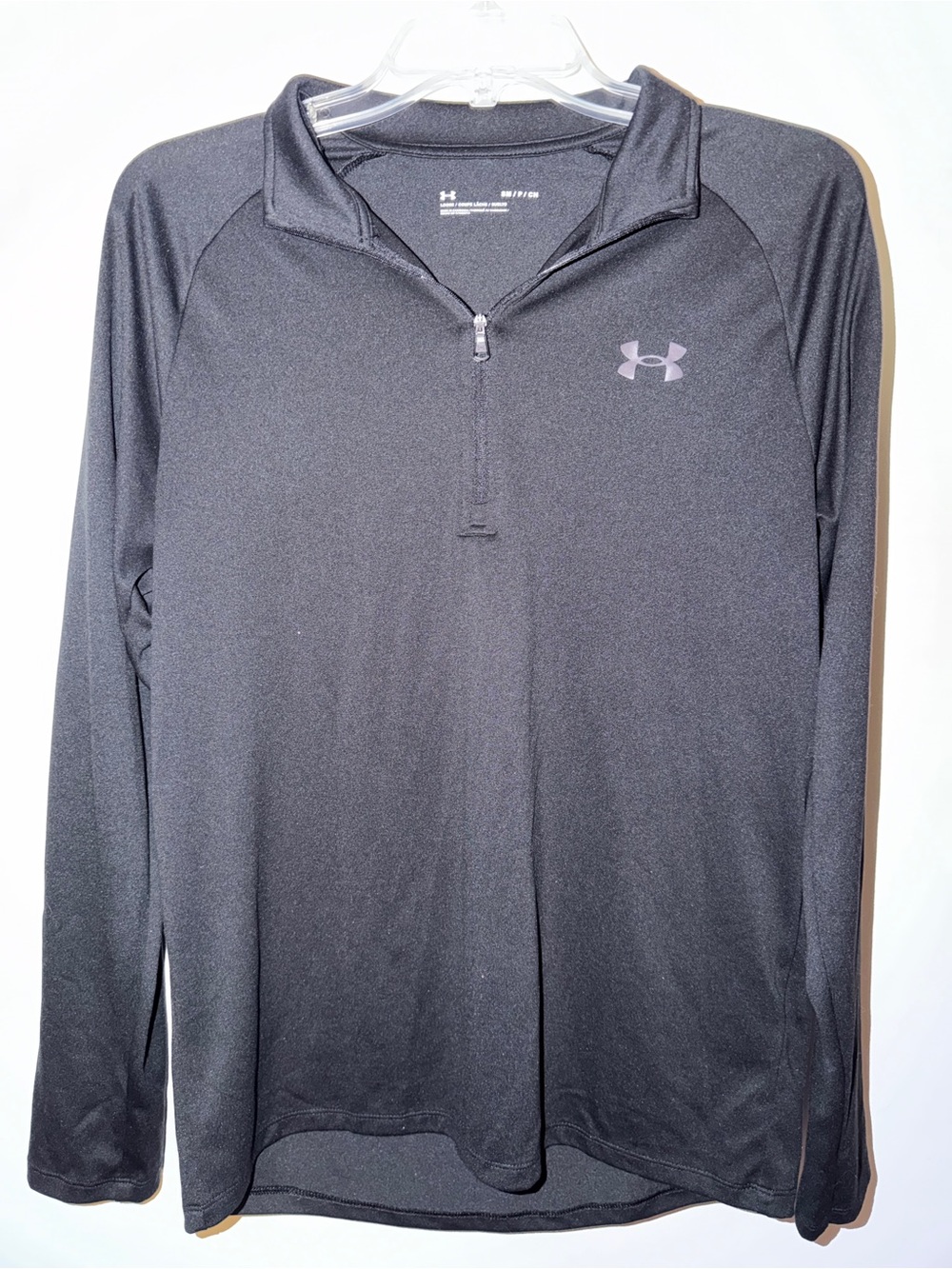 Under Armour Black Men's Long-Sleeve 1/4 Zip Performance Pullover